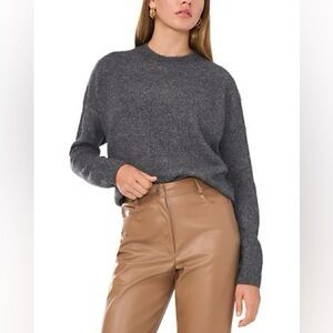 Vince Camuto Dark Gray Women's Crew Neck Sweater